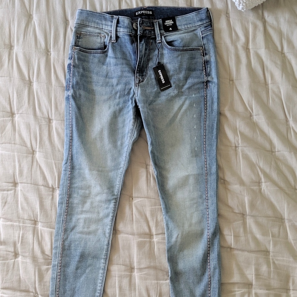 Express Ankle Legging Mid Rise Jeans Size 4